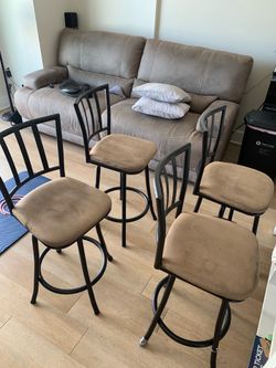 5 pieces Swivel stools