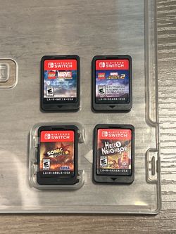 Marvel SH 1&2,sonic and Hello neighbor $15each