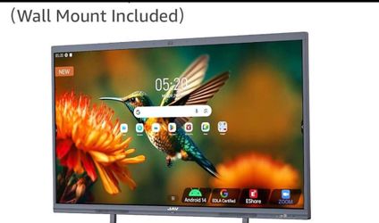 JAV  65" Smart Board Google EDLA-Certified 4K UHD Touchscreen Interactive Whiteboard for Office and