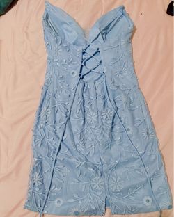 Blue dress