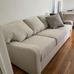 Baige couch Like New