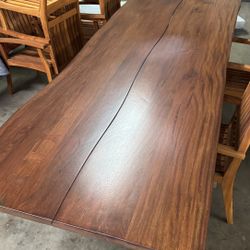 Dinning Table Custom Live Edge 