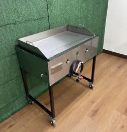 Plancha De 36” | Plancha De Fierro | Patas Desmontable | Incluye Manguera Y Regulador