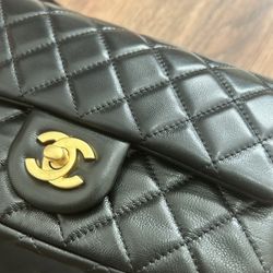 Chanel Bag In Silver Chain 25cm Classic Calf Leather for Sale in New York,  NY - OfferUp
