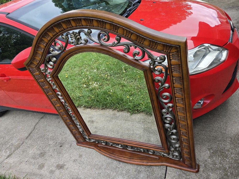 Wooden Mirror