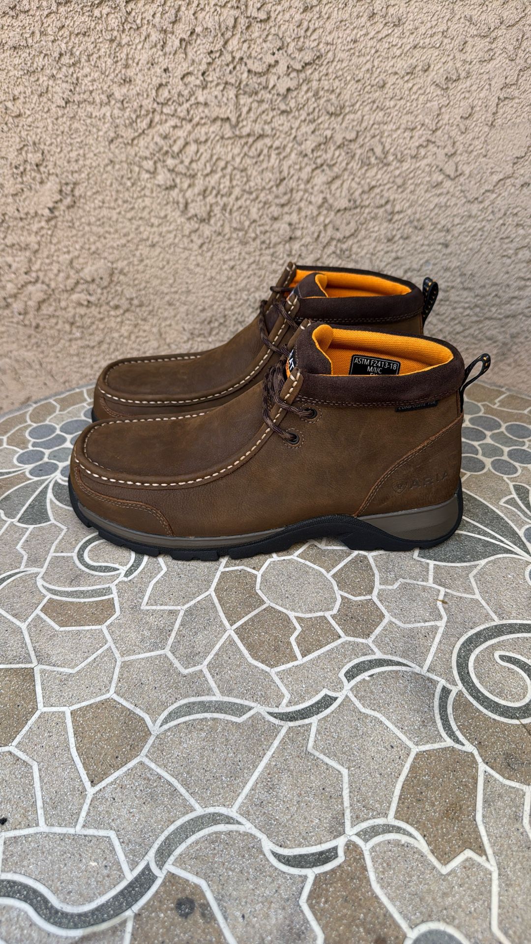 WORK BOOTS COMPOSITE TOE SIZE 8.5 MENS