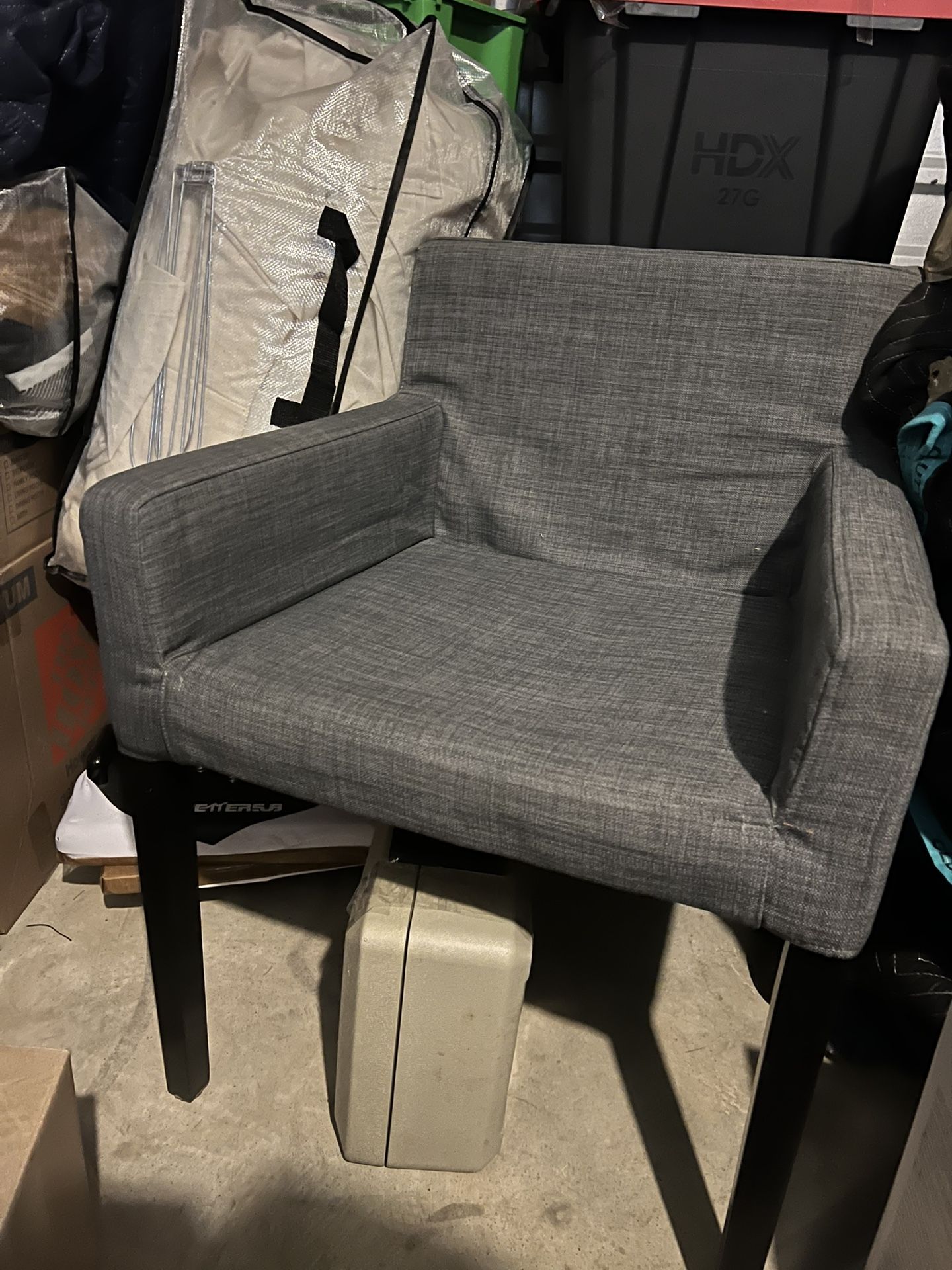 IKEA Nils Chair with Armrests & extra black cover