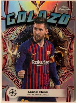 Lionel Messi • 2023-24 Topps Chrome • UEFA Club Competitions  • Golazo