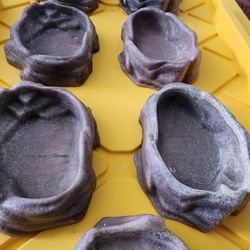 12 Brand New Reptile Lizard Water Dishes Repti Rock 