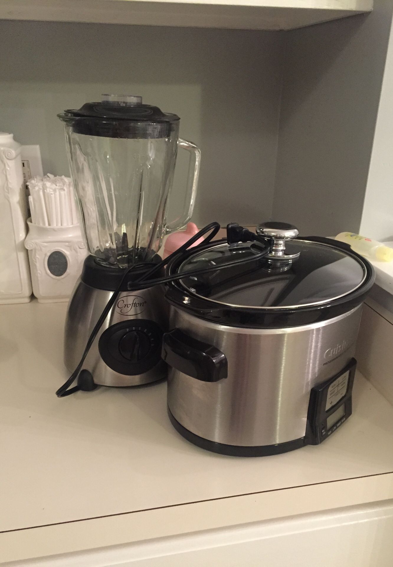 Crock pot and blender