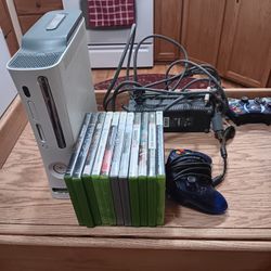 Xbox 360 With 11 Games