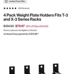 Titan X3 & T3 Plate Holders