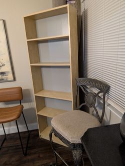 Brown bookshelf