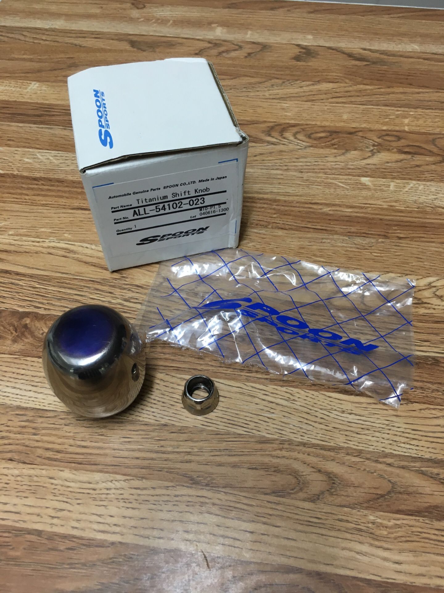 Spoon Sports Titanium Shift Knob