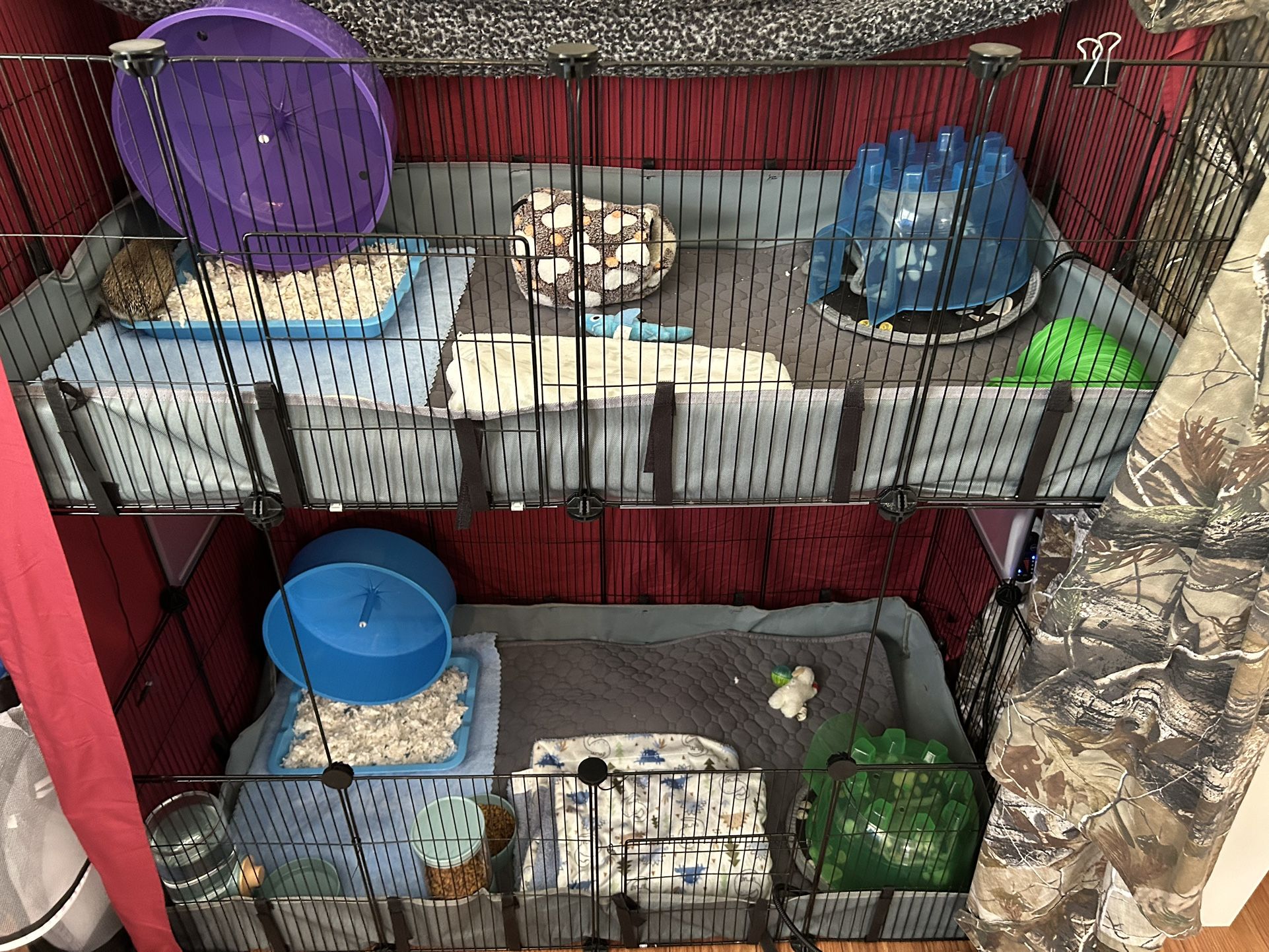 Hedgehog Cage And Supplies With Pets