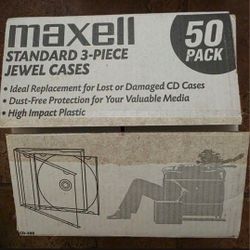 Maxell CD/DVD Empty Cases 50