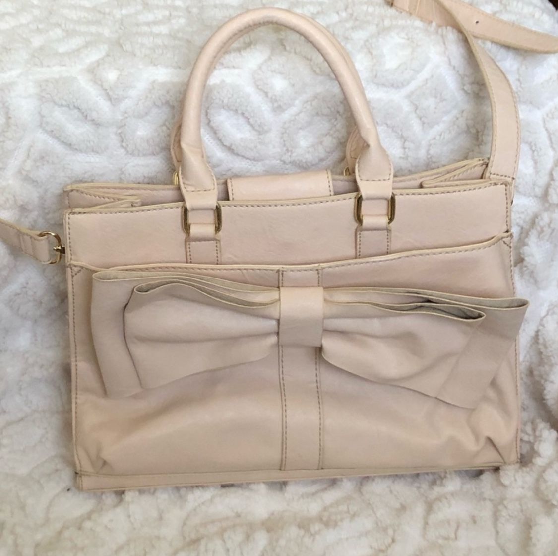 Just Fab Purse With Large Bow