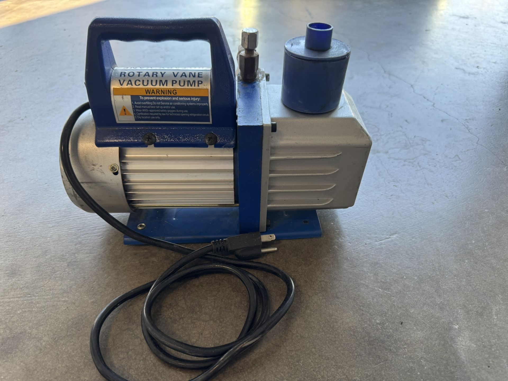Air Conditioning Evacuation Pump