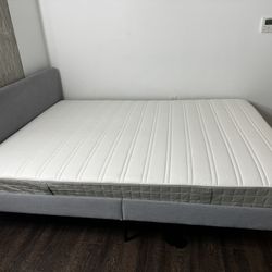 Ikea Queen Size Bed & Mattress 