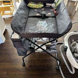 Forstart mobile baby changing table and storage unit.