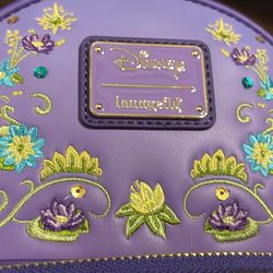 Tiana Princess. Hard Tag Loungefly. NWT. Pu Bridgewater 