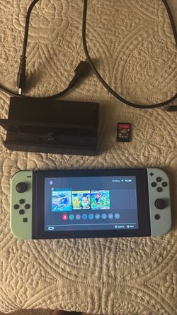 Nintendo Switch V1 (Animal Crossing Edition)