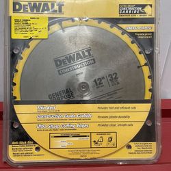 Dewalt Saw Blade 12” 32 Teeth 