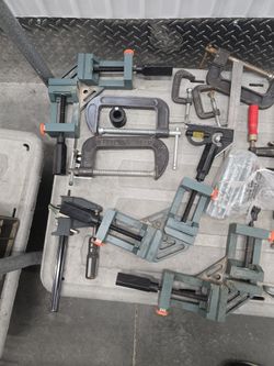 Lot of Woodworking Clamps & C-Clamps