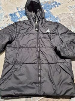 Adidas Synthetic Filled Puffer Hoodie Coat XL. NWT