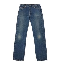 Vintage Levis 501 Jeans 34 x 34 Blue Denim 5 Button Fly Straight Leg Made In USA