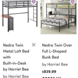 Nedra Twin/Full Bunk Bed Set