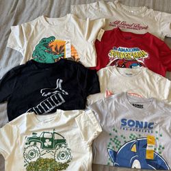 Set Of 7 Boy Shirts 