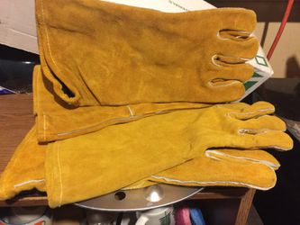 New welder leather gloves