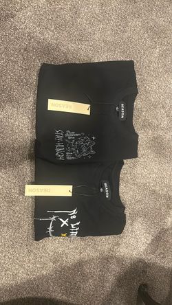 REASON T-Shirts & Black Cargos