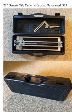 Tile cutter with case