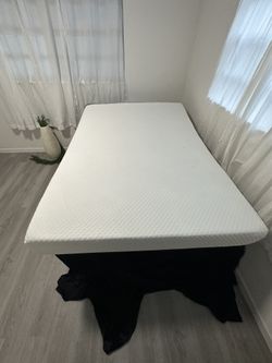 Bed frame & Mattress Gray