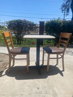 Table and chairs