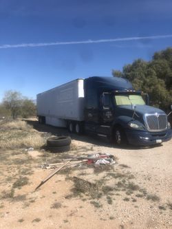 Semi truck at Trailer