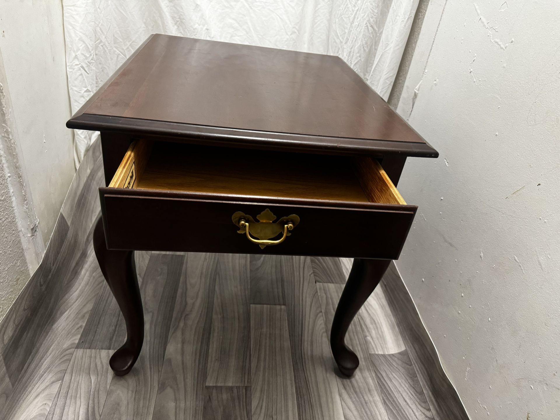 antique Broyhill Furniture Solid Cherry Nightstand.