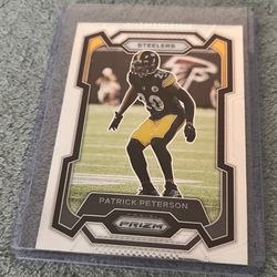 2023 Panini Prizm - Silver Prizm #253 Patrick Peterson Pittsburgh Steelers