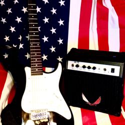 Dean’s Guitar PlayMate With Dean Guitar Amp And Carrying Case