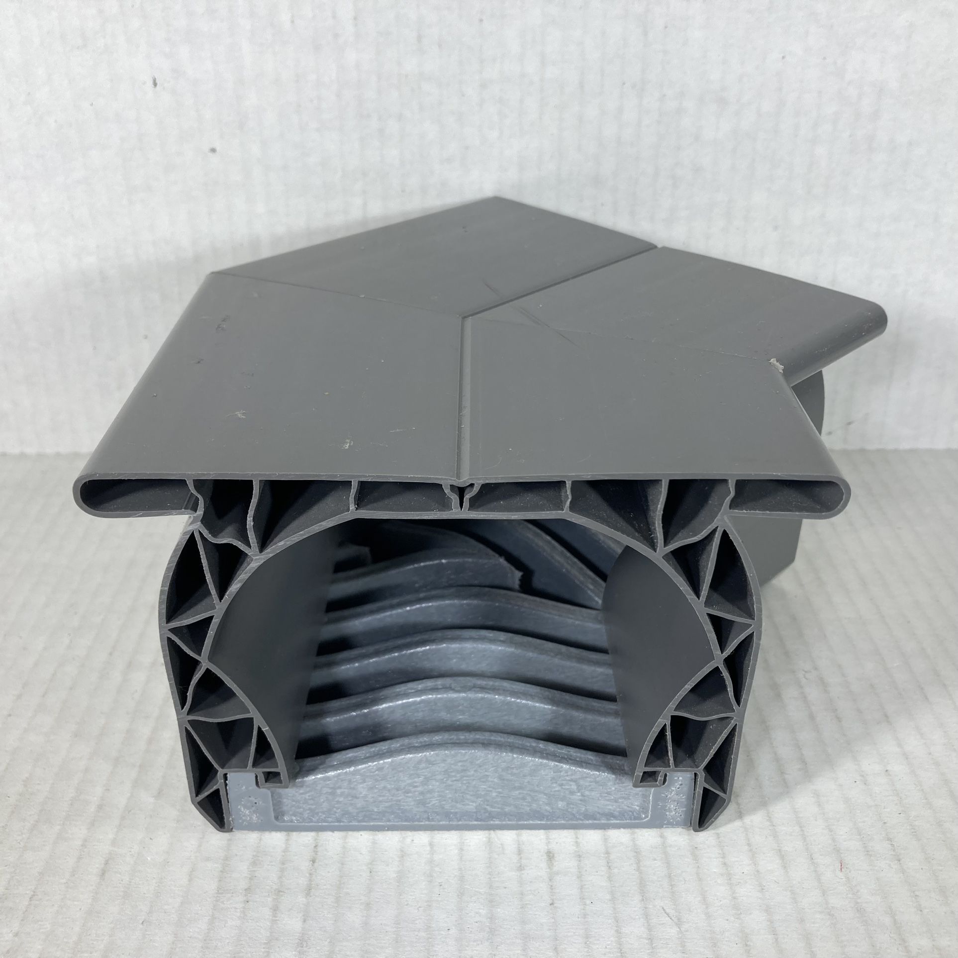 NEW NDS Spee-D Channel Drain Plastic 45° Elbow and Grate, Gray OPEN BOX