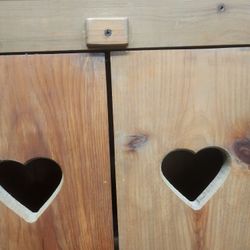 Vintage Heart Shape Cabinet 