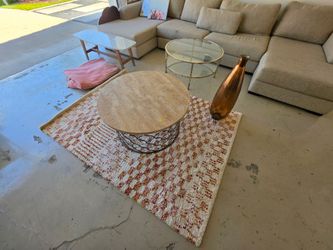Rug, Table, and Decor