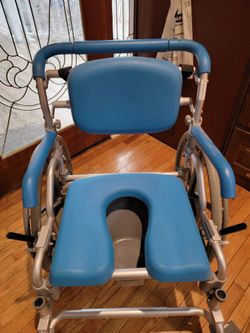 Bariatric Shower/Commode/Transport Wheelchair+