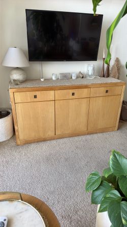 Large wood side cabinet