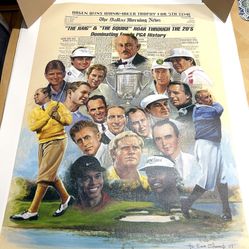 Doug London/Hoeun Chung "First 80 Years" "The Multiple Winners" Limited Edition Offset Lithograph.