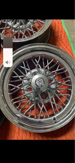 Set of 14”s wire wheels