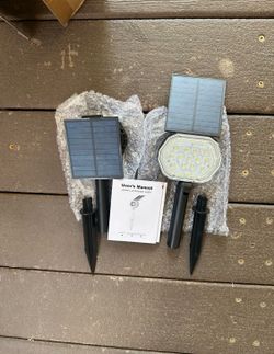 COOZANING Solar Lights 6 Pack Landscape Pathway, Yard, Garden, Walkway