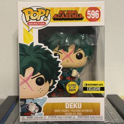 Funko Pop! Vinyl: My Hero Academia - Deku (Glow in the Dark) Entertainment Earth #596!
